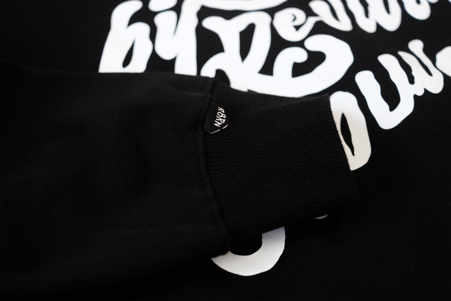 Reborn crew neck Black *pre-order