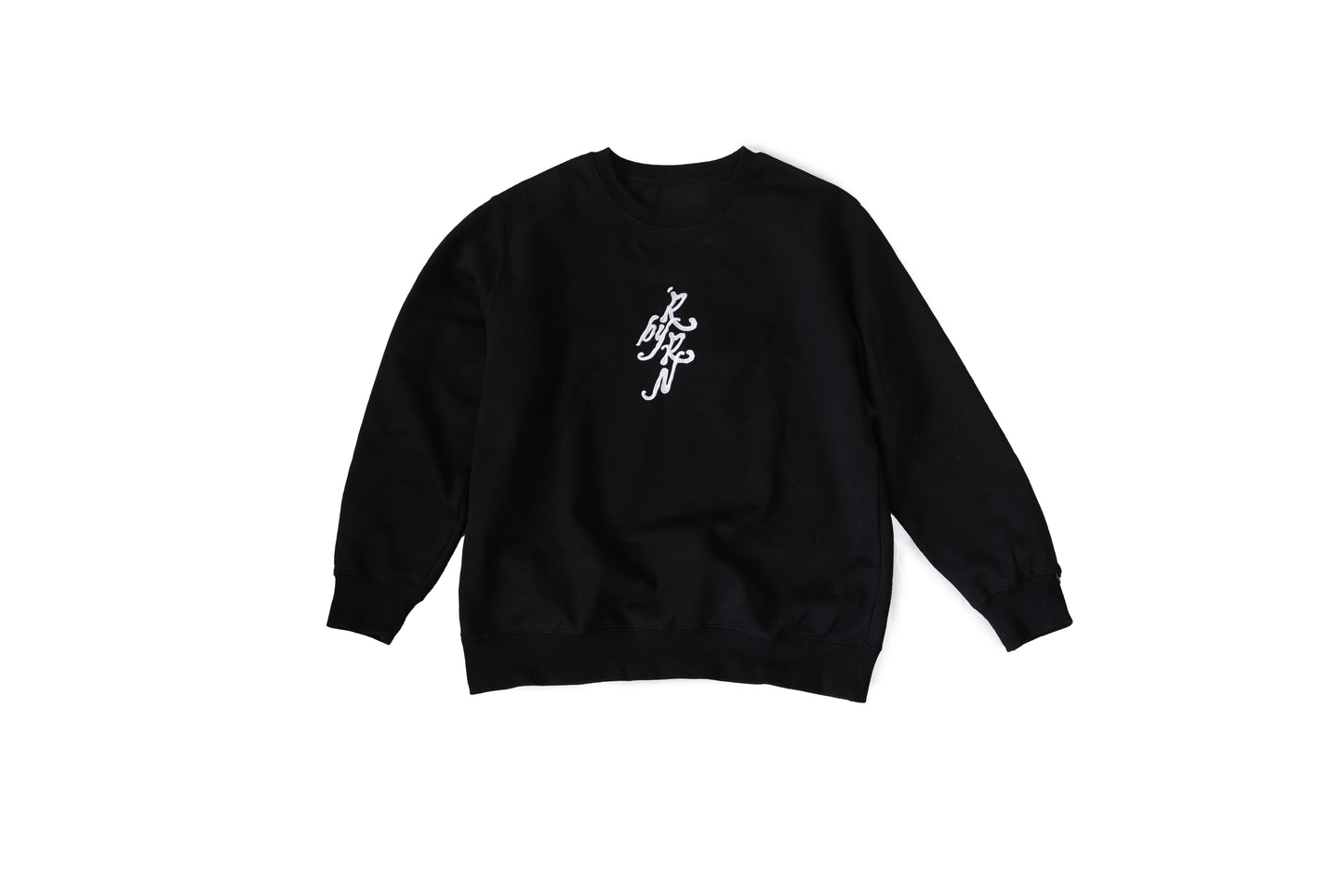 Reborn crew neck Black  *pre-order