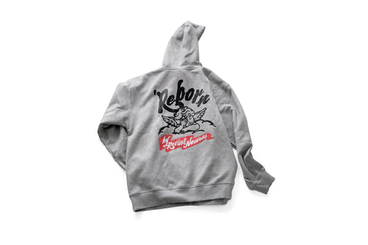 Reborn angel hoodie (grey)