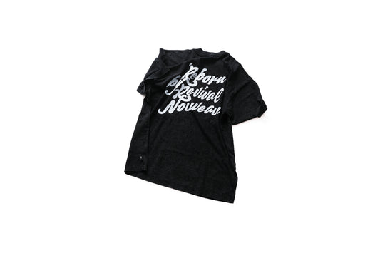 Reborn Vintage washed Tee (Black)